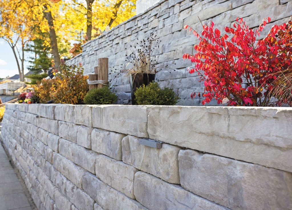 Retaining wall project, Cold Spring Harbor NY area, Long Island Retaining Walls